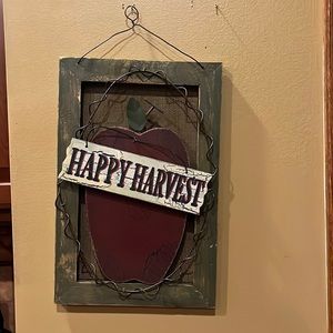 🤑SALE 3 for $20!🤑
“Happy Harvest” farmhouse sign